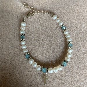 Pearl and Swarovski Crystal bracelet
